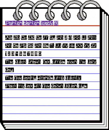 Painter pointer Regular animated font preview Painter pointer Regular animated font preview